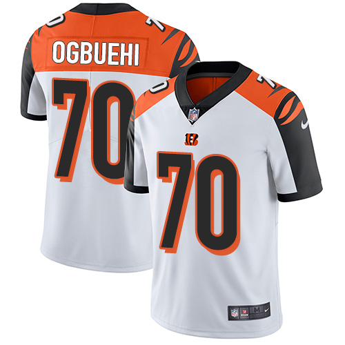 Nike Bengals #70 Cedric Ogbuehi White Men's Stitched NFL Vapor Untouchable Limited Jersey